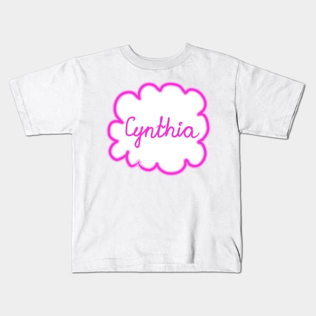 Cynthia. Female name. Kids T-Shirt by grafinya